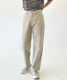 SERGE de bleu | 【SERGE de bleu】BARREL デニムパンツ GREIGE WOMEN(デニムパンツ)