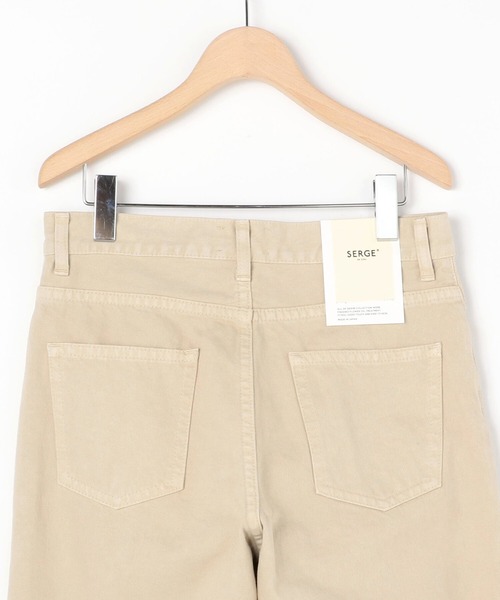 SERGE de bleu(サージ)の「【SERGE de bleu】BARREL デニムパンツ GREIGE WOMEN(デニムパンツ・レディース・グレイッシュベージュ・23/24/25)」の6枚目の写真