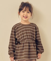 apres les cours | リボンボーダーTシャツ(Tシャツ/カットソー)
