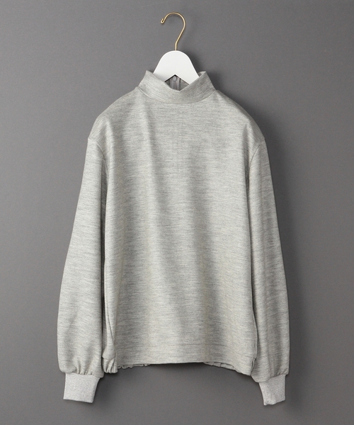 BEAUTY&YOUTH UNITED ARROWS(ビューティーアンドユースユナイテッドアローズ)の「<6(ROKU)>HI NECK GATHER LONG SLEEVE/カットソー◆(Tシャツ/カットソー・レディース・ライトグレー/ワインレッド/オリーブ・フリー)」の2枚目の写真