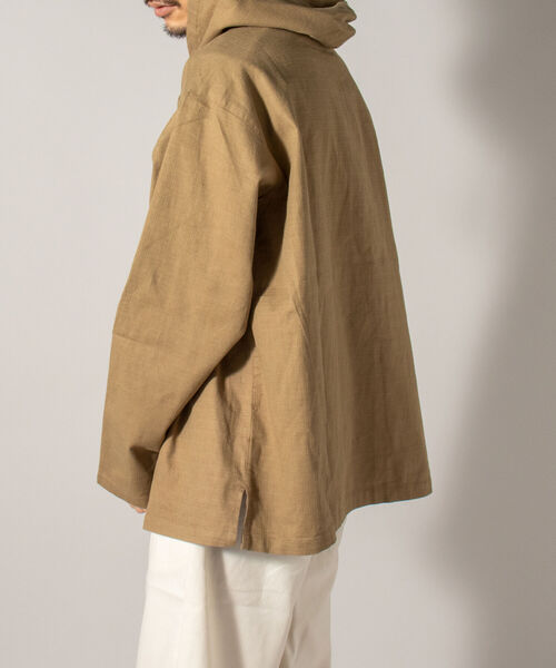 GLOSTER(グロスター)の「【GLOSTER/グロスター】メキシカンパーカー(パーカー・メンズ・オフホワイト/カーキ/オレンジ・MEDIUM/LARGE)」の19枚目の写真