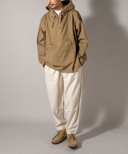 GLOSTER(グロスター)の「【GLOSTER/グロスター】メキシカンパーカー(パーカー・メンズ・オフホワイト/カーキ/オレンジ・MEDIUM/LARGE)」の18枚目の写真