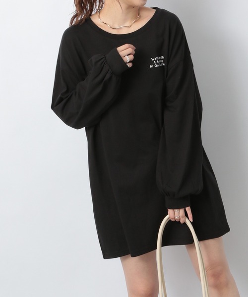 Heather（ヘザー）の「アソートロゴチュニックTEE 219165（Tシャツ/カットソー・レディース・ブラック/グレー/オフホワイト・FREE）」の12枚目の写真