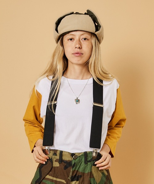 WALLA WALLA SPORT(ワラワラスポーツ)の「2-TONE FOOTBALL TEE/ 2トーン フットボール T(Tシャツ/カットソー・レディース・ネイビー/レッド系その他/イエロー系その他/ブラック系その他/グリーン系その他・MEDIUM)」の11枚目の写真