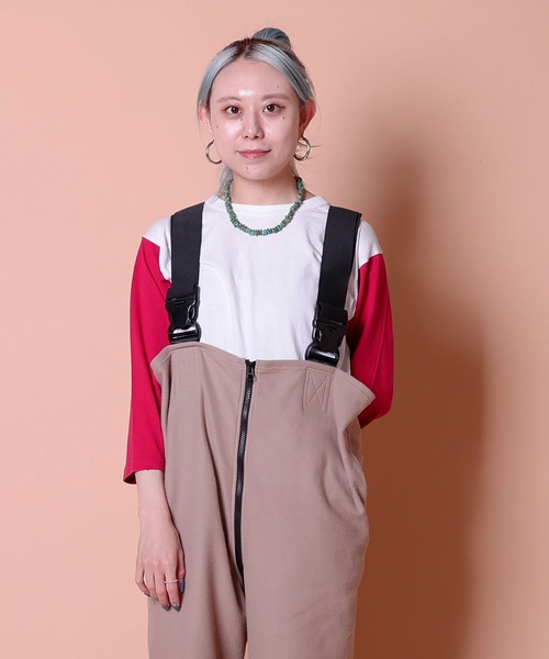 WALLA WALLA SPORT(ワラワラスポーツ)の「2-TONE FOOTBALL TEE/ 2トーン フットボール T(Tシャツ/カットソー・レディース・ネイビー/レッド系その他/イエロー系その他/ブラック系その他/グリーン系その他・MEDIUM)」の19枚目の写真