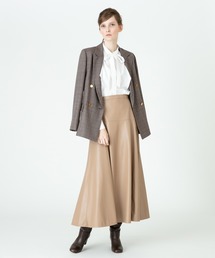 allureville（アルアバイル）の「ウールチェックダブルジャケット