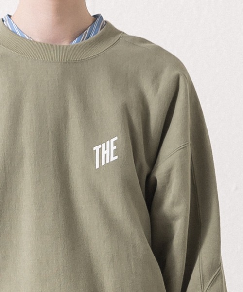 ALLUMER（アリュメール）の「ルーズシルエットクルーネックプリントスウェット（スウェット・レディース・ブラック/ベージュ/ピンク/グリーン・1）」の22枚目の写真