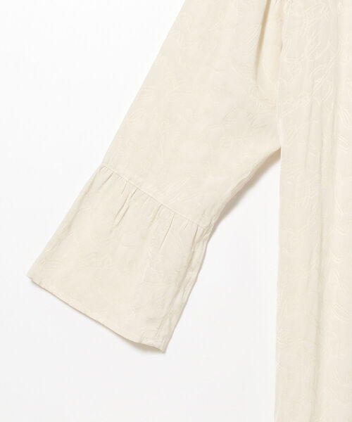 Ray BEAMS(レイビームス)の「Ray BEMS / ジャカード ティアード マキシ ワンピース(ワンピース・レディース・ホワイト系その他6/ワイン・ONE SIZE)」の8枚目の写真