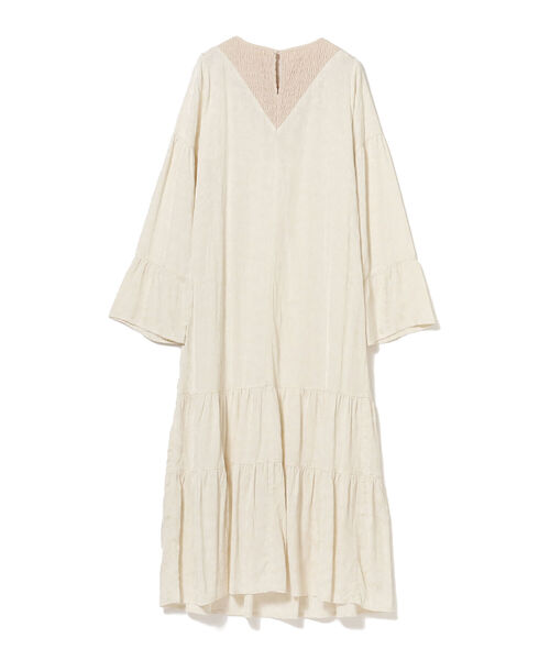 Ray BEAMS(レイビームス)の「Ray BEMS / ジャカード ティアード マキシ ワンピース(ワンピース・レディース・ホワイト系その他6/ワイン・ONE SIZE)」の10枚目の写真