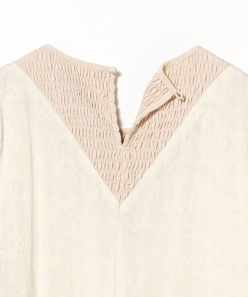 Ray BEAMS(レイビームス)の「Ray BEMS / ジャカード ティアード マキシ ワンピース(ワンピース・レディース・ホワイト系その他6/ワイン・ONE SIZE)」の11枚目の写真