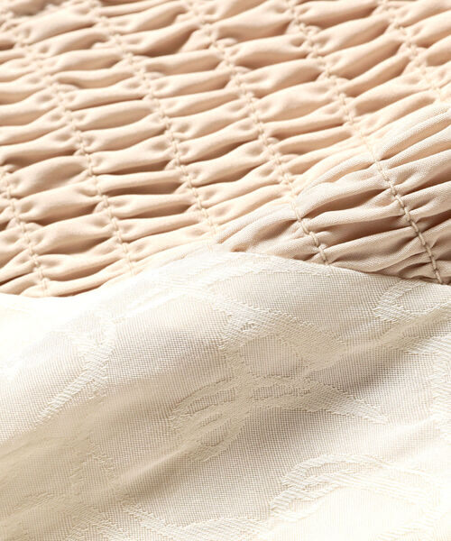 Ray BEAMS(レイビームス)の「Ray BEMS / ジャカード ティアード マキシ ワンピース(ワンピース・レディース・ホワイト系その他6/ワイン・ONE SIZE)」の12枚目の写真