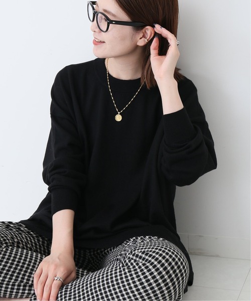 Spick & Span（スピックアンドスパン）の「#ファインウールビッグプルオーバー◆（ニット/セーター・レディース・ブラック/グレー/ブラウン/ピンク・FREE）」の5枚目の写真