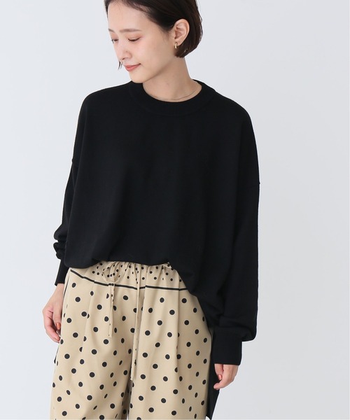 Spick & Span（スピックアンドスパン）の「#ファインウールビッグプルオーバー◆（ニット/セーター・レディース・ブラック/グレー/ブラウン/ピンク・FREE）」の7枚目の写真