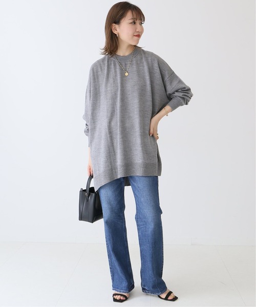 Spick & Span（スピックアンドスパン）の「#ファインウールビッグプルオーバー◆（ニット/セーター・レディース・ブラック/グレー/ブラウン/ピンク・FREE）」の17枚目の写真