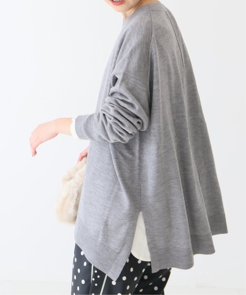 Spick & Span（スピックアンドスパン）の「#ファインウールビッグプルオーバー◆（ニット/セーター・レディース・ブラック/グレー/ブラウン/ピンク・FREE）」の21枚目の写真