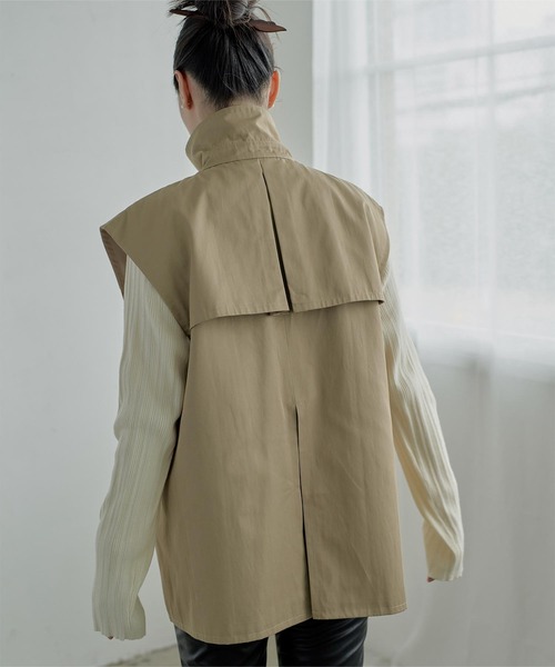 miette（ミエット）の「ｱｼﾝﾒﾄﾘｰﾄﾚﾝﾁﾍﾞｽﾄ（ベスト・レディース・ベージュ・FREE）」の16枚目の写真