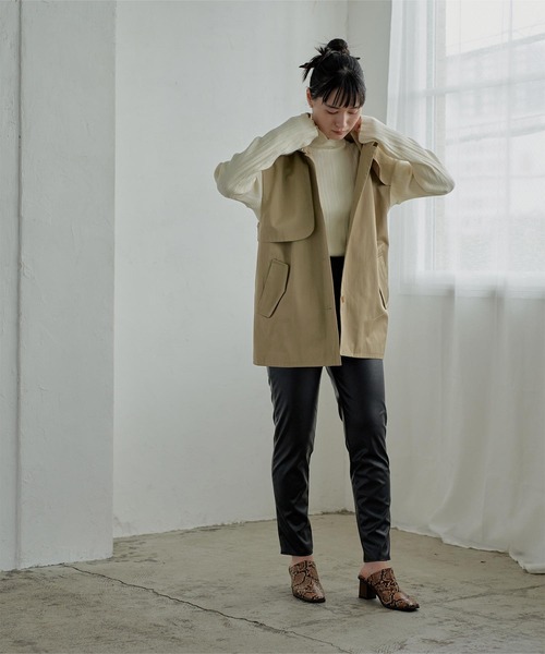 miette（ミエット）の「ｱｼﾝﾒﾄﾘｰﾄﾚﾝﾁﾍﾞｽﾄ（ベスト・レディース・ベージュ・FREE）」の12枚目の写真