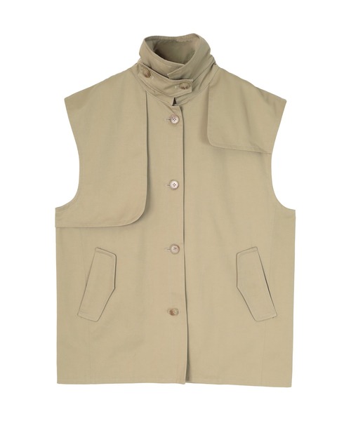 miette（ミエット）の「ｱｼﾝﾒﾄﾘｰﾄﾚﾝﾁﾍﾞｽﾄ（ベスト・レディース・ベージュ・FREE）」の13枚目の写真