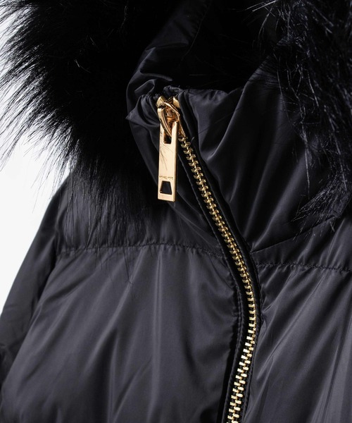 マイケルコース コート ブラック ロングジャケット MICHAEL KORS 4 MICHAEL KORS(マイケルコース)の「ミドル パッファー コート
