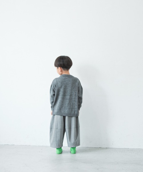 LOWRYS FARM（ローリーズファーム）の「ヘリンボーンバルーンパンツ　217998（カーゴパンツ・キッズ・ブラウン/グレー・110cm/120cm/130cm）」の6枚目の写真