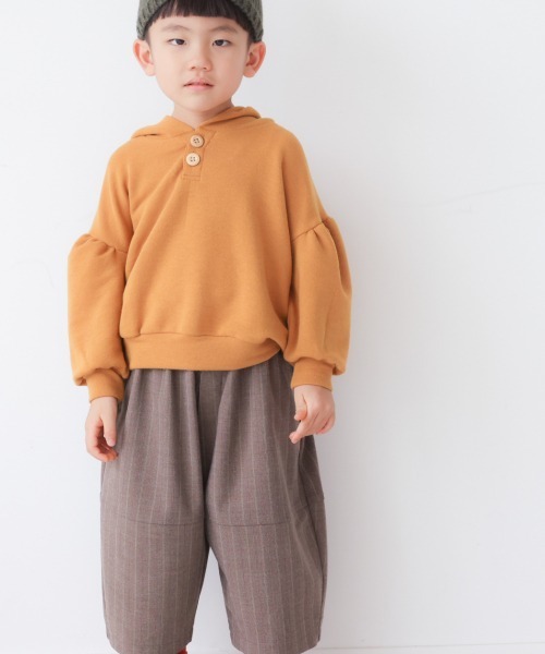 LOWRYS FARM（ローリーズファーム）の「ヘリンボーンバルーンパンツ　217998（カーゴパンツ・キッズ・ブラウン/グレー・110cm/120cm/130cm）」の9枚目の写真
