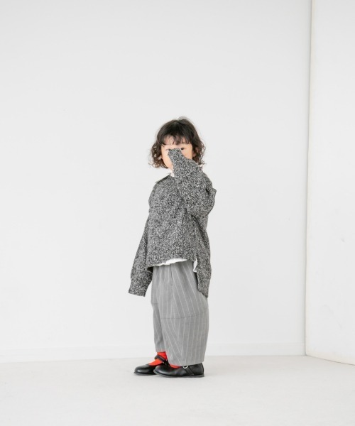 LOWRYS FARM（ローリーズファーム）の「ヘリンボーンバルーンパンツ　217998（カーゴパンツ・キッズ・ブラウン/グレー・110cm/120cm/130cm）」の22枚目の写真