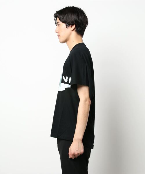 NILoS（ニルズ）の「NILoS/ニルズ/グラフィックプリントTシャツ/CutSewn ForMale/740CPM7（Tシャツ/カットソー・メンズ・ホワイト/ブラック・1/2）」の6枚目の写真