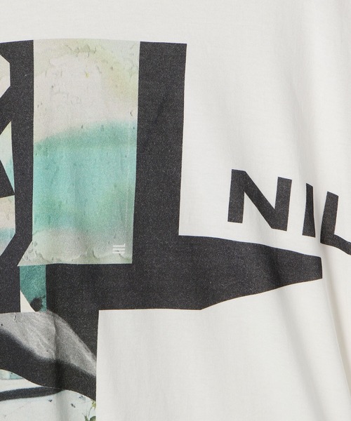 NILoS（ニルズ）の「NILoS/ニルズ/グラフィックプリントTシャツ/CutSewn ForMale/740CPM7（Tシャツ/カットソー・メンズ・ホワイト/ブラック・1/2）」の7枚目の写真