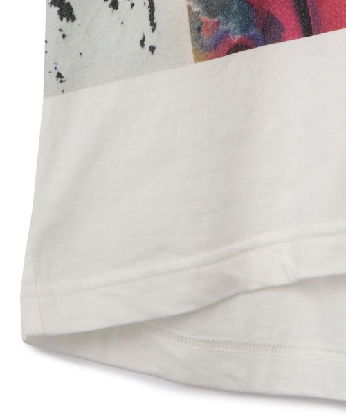 NILoS（ニルズ）の「NILoS/ニルズ/グラフィックプリントTシャツ/CutSewn ForMale/740CPM7（Tシャツ/カットソー・メンズ・ホワイト/ブラック・1/2）」の10枚目の写真