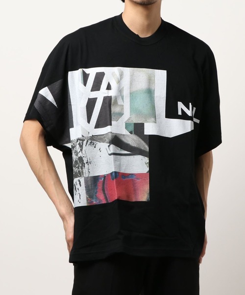 NILoS（ニルズ）の「NILoS/ニルズ/グラフィックプリントTシャツ/CutSewn ForMale/740CPM7（Tシャツ/カットソー・メンズ・ホワイト/ブラック・1/2）」の8枚目の写真
