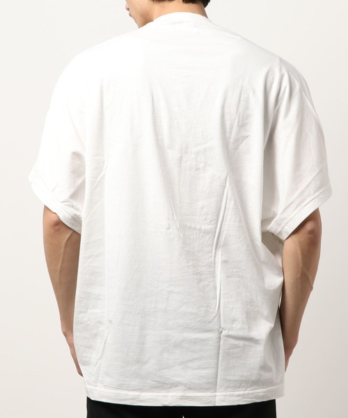 NILoS（ニルズ）の「NILoS/ニルズ/グラフィックプリントTシャツ/CutSewn ForMale/740CPM7（Tシャツ/カットソー・メンズ・ホワイト/ブラック・1/2）」の3枚目の写真