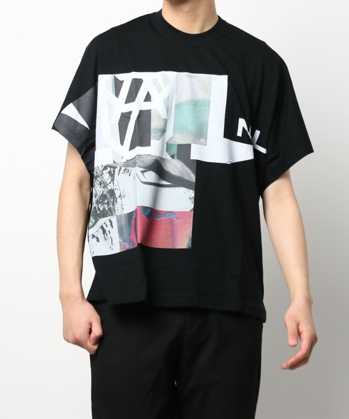 NILoS（ニルズ）の「NILoS/ニルズ/グラフィックプリントTシャツ/CutSewn ForMale/740CPM7（Tシャツ/カットソー・メンズ・ホワイト/ブラック・1/2）」の15枚目の写真