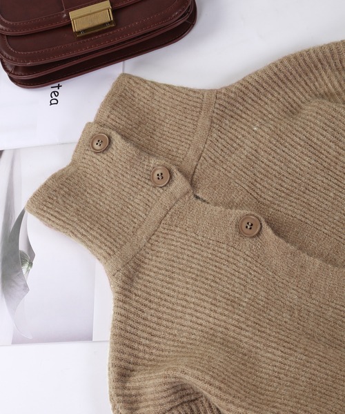 MAISON DE THERESE（メゾン ド テレーズ）の「無地ニットカーディガン（カーディガン/ボレロ・レディース・グレー/ブラック/ブラウン/アイボリー/B/A/モカ/ブラウン系その他/グレー系その他/ホワイト・FREE/MEDIUM）」の13枚目の写真