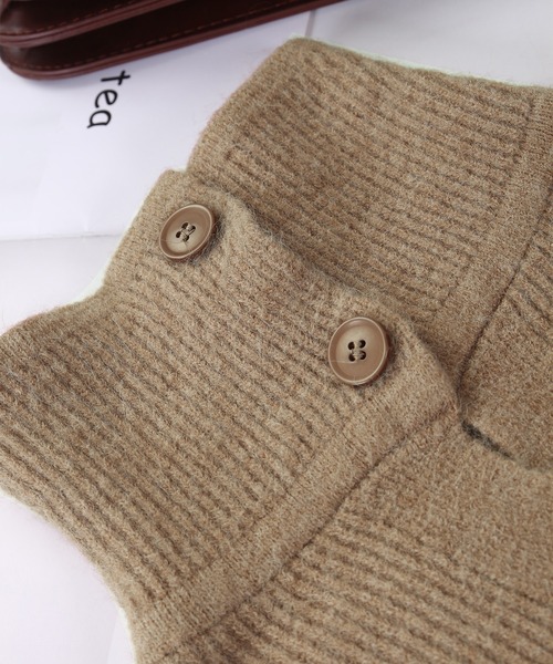 MAISON DE THERESE（メゾン ド テレーズ）の「無地ニットカーディガン（カーディガン/ボレロ・レディース・グレー/ブラック/ブラウン/アイボリー/B/A/モカ/ブラウン系その他/グレー系その他/ホワイト・FREE/MEDIUM）」の14枚目の写真