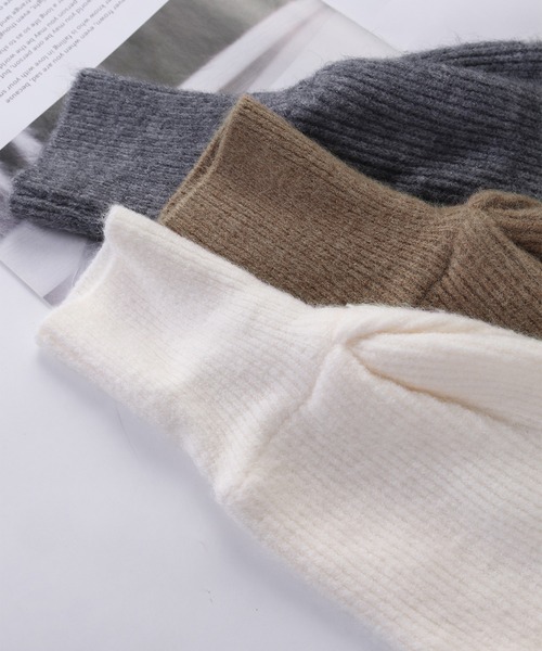 MAISON DE THERESE（メゾン ド テレーズ）の「無地ニットカーディガン（カーディガン/ボレロ・レディース・グレー/ブラック/ブラウン/アイボリー/B/A/モカ/ブラウン系その他/グレー系その他/ホワイト・FREE/MEDIUM）」の12枚目の写真