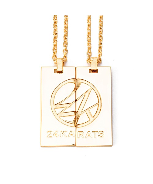 24karats(トゥウェンティーフォーカラッツ)の「Pair Necklace(ネックレス・メンズ・シルバー/ゴールド・FREE)」の7枚目の写真