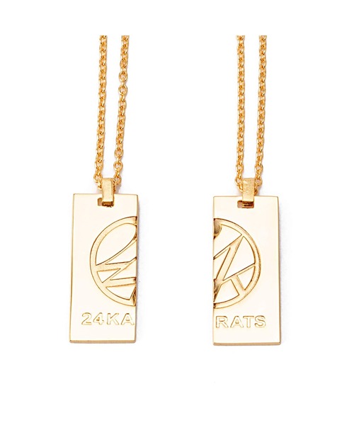 24karats(トゥウェンティーフォーカラッツ)の「Pair Necklace(ネックレス・メンズ・シルバー/ゴールド・FREE)」の4枚目の写真