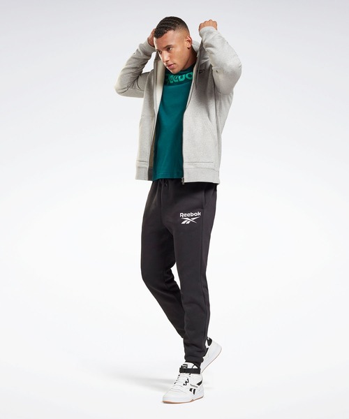 Reebok(リーボック)の「 アイデンティティ ベクター ジョガー / Identity Vector Joggers(スウェットパンツ・メンズ・ブラック/ヘザーグレー・SMALL/MEDIUM/LARGE/X-LARGE/XX-LARGE/XXX-LARGE/X-SMALL)」の12枚目の写真