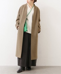 JOURNAL STANDARD | スーパー140ビーバーVネックコート◆(ノーカラーコート)