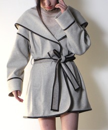 NOMAE | 【NOMAE】フードパイピングコート(その他アウター)