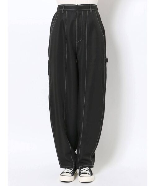 jouetie マルチカラー アクリル長ズボン jouetie マルチカラー アクリル長ズボン イリデッセンス クロマ