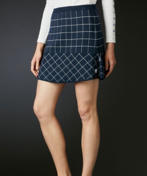 超美品 ウインドペンフレアスカート GOLF DESCENTE デサントゴルフ ...