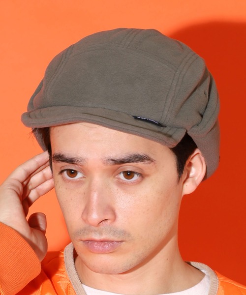 WILD THINGS(ワイルドシングス)の「WILDTHINGS / ワイルドシングス POLARTEC WIND FLIGHT CAP フリース フライトキャップ ワンポイント 保温 軽量(キャップ・メンズ・ダークオリーブ/グレー/ブラック・FREE)」の21枚目の写真