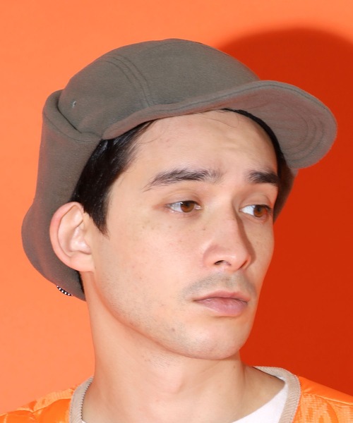 WILD THINGS(ワイルドシングス)の「WILDTHINGS / ワイルドシングス POLARTEC WIND FLIGHT CAP フリース フライトキャップ ワンポイント 保温 軽量(キャップ・メンズ・ダークオリーブ/グレー/ブラック・FREE)」の22枚目の写真