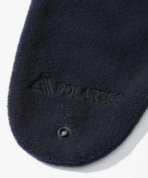 WILD THINGS(ワイルドシングス)の「WILDTHINGS / ワイルドシングス POLARTEC WIND FLIGHT CAP フリース フライトキャップ ワンポイント 保温 軽量(キャップ・メンズ・ダークオリーブ/グレー/ブラック・FREE)」の8枚目の写真