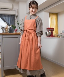 《料理家動画クリエイターはるあんコラボ》気分晴れやかギャザーエプロン