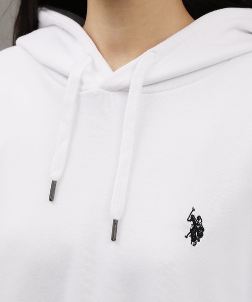 U.S. POLO ASSN.(ユーエスポロアッスン)の「U.S. POLO ASSN. / ユーエスポロアッスン 別注 コラボ ビッグシルエット プルオーバー バギーパーカー(パーカー・メンズ・ホワイト/ブラック/ネイビー/ミックスグレー/グレイッシュベージュ・MEDIUM/LARGE)」の6枚目の写真