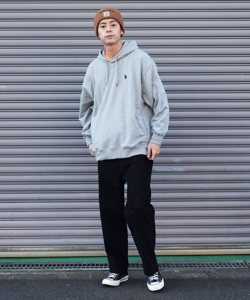 U.S. POLO ASSN.(ユーエスポロアッスン)の「U.S. POLO ASSN. / ユーエスポロアッスン 別注 コラボ ビッグシルエット プルオーバー バギーパーカー(パーカー・メンズ・ホワイト/ブラック/ネイビー/ミックスグレー/グレイッシュベージュ・MEDIUM/LARGE)」の15枚目の写真