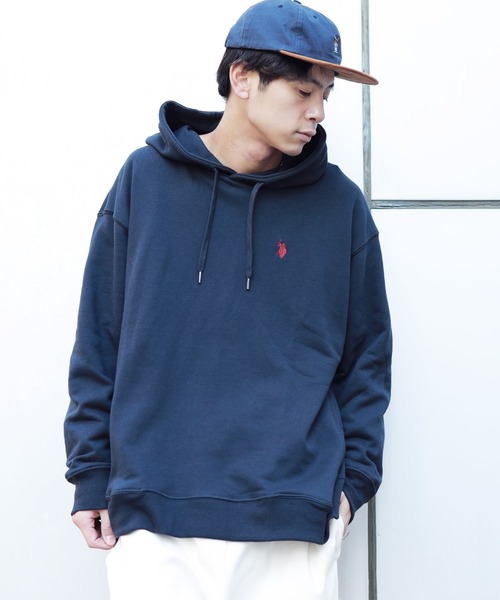 U.S. POLO ASSN.(ユーエスポロアッスン)の「U.S. POLO ASSN. / ユーエスポロアッスン 別注 コラボ ビッグシルエット プルオーバー バギーパーカー(パーカー・メンズ・ホワイト/ブラック/ネイビー/ミックスグレー/グレイッシュベージュ・MEDIUM/LARGE)」の19枚目の写真
