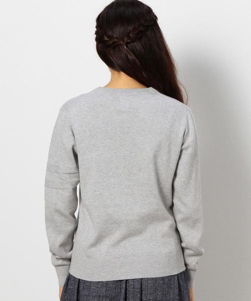 coen（コーエン）の「ナンバリングクルーネックプルオーバー§（ニット/セーター・レディース・ライトグレー/ネイビー・LARGE/MEDIUM）」の18枚目の写真